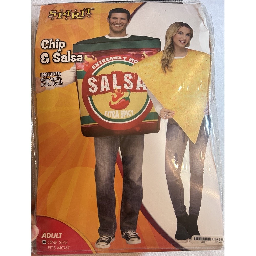 Spirit Halloween‎ Chips and Salsa Couples Costume - One Size Fits Most Adult New